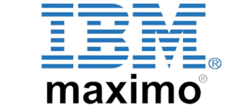 IBM logo on black background.